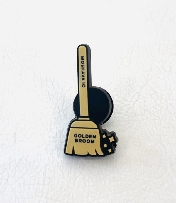 Golden Broom Jibbitz