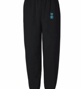 IO black sweatpants